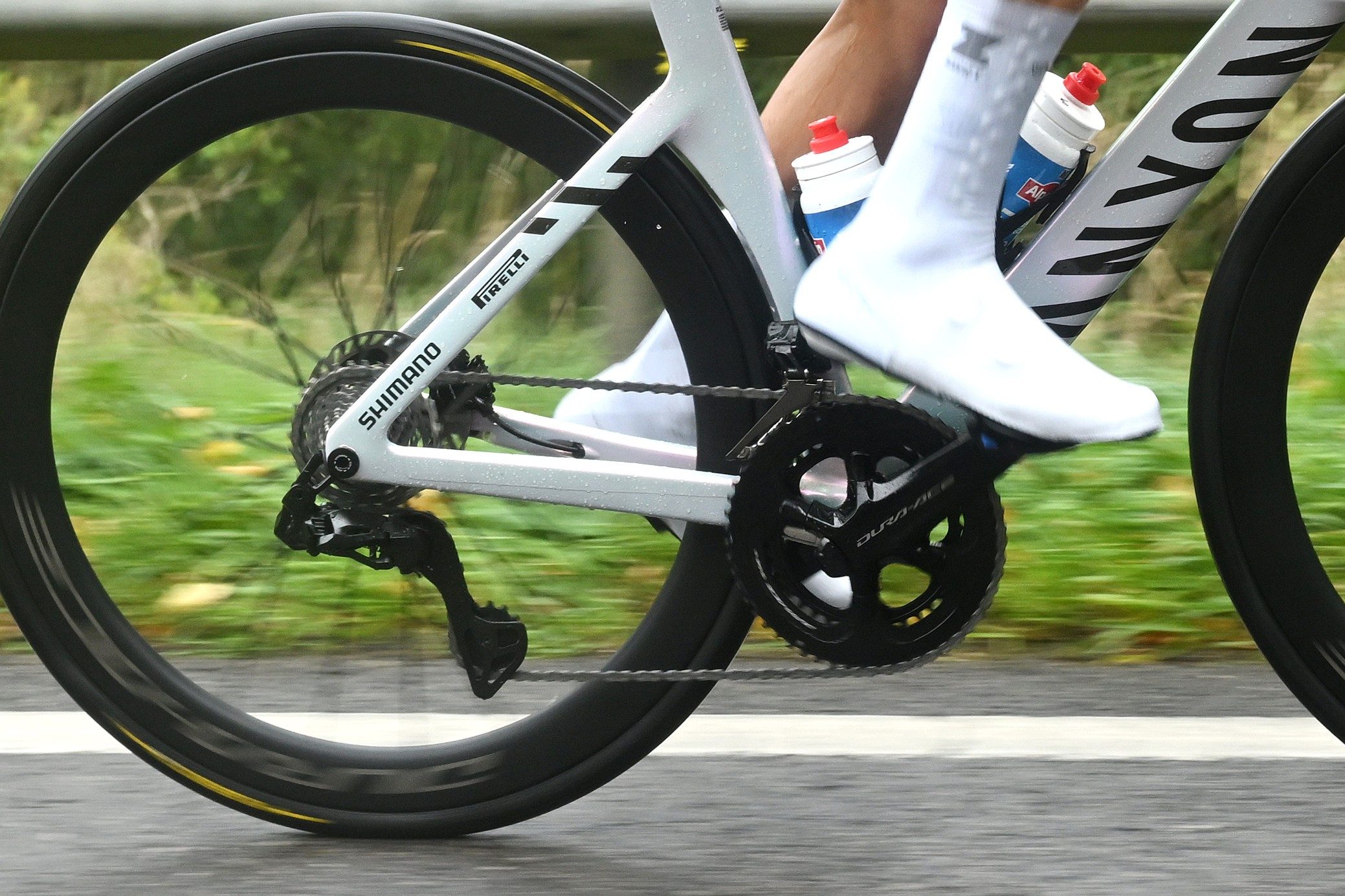 Mathieu Van Der Poel de Holanda y el equipo Alpecin - Premier Tech compiten en la escapada durante el 86.o Skoda Tour de Luxemburgo 2026