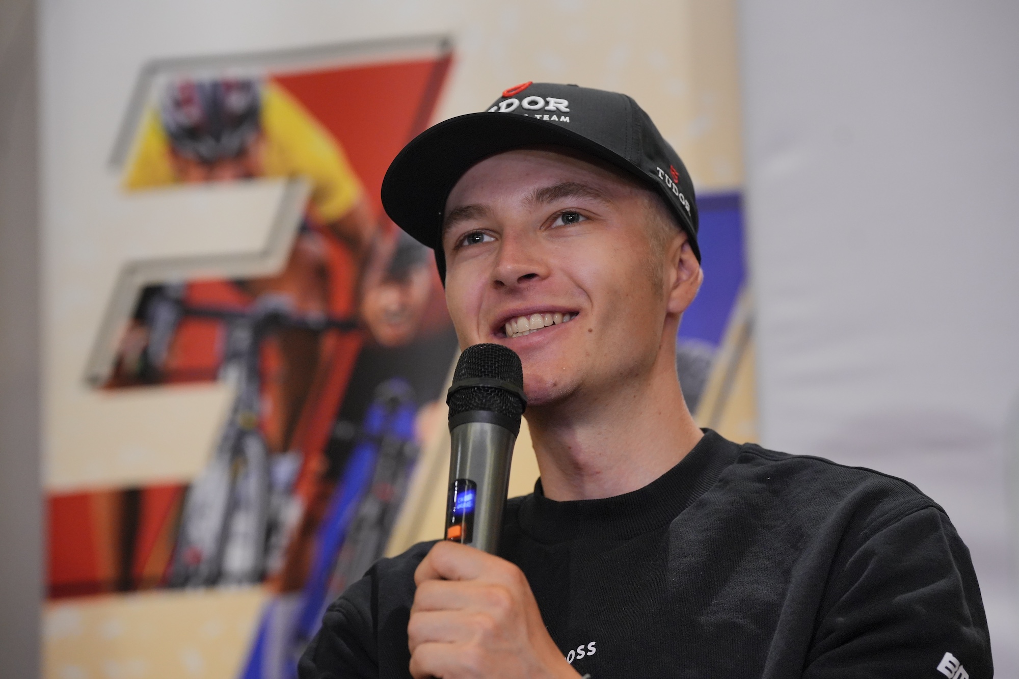 Lennart Jasch (Tudor Pro Cycling) entrevistado antes de la 30ª edición de Le Tour de Langkawi