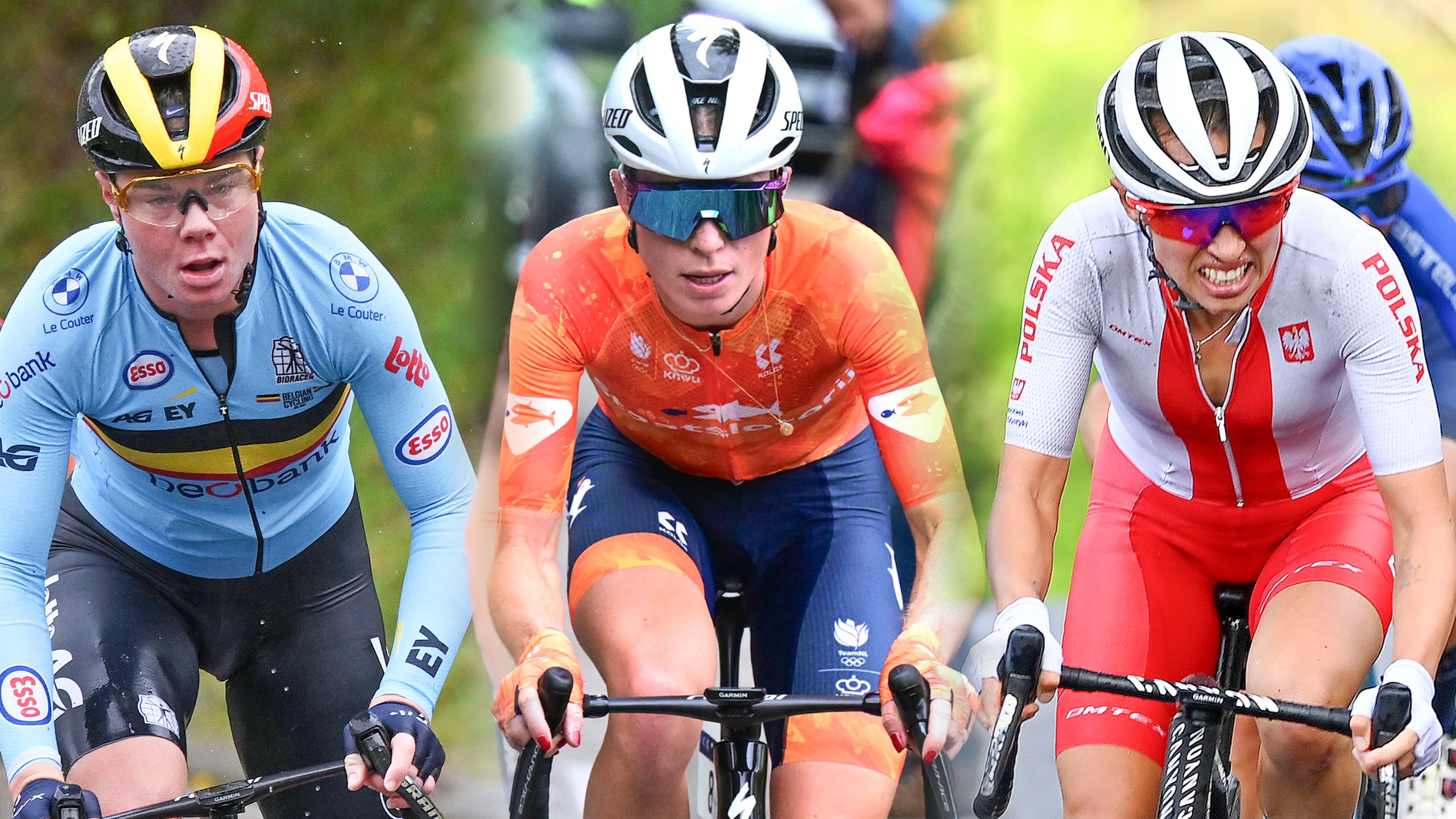 Lotte Kopecky, Demi Vollering y Kasia Niewadoma-Phinney se encuentran entre las principales contendientes para la carrera de élite femenina en ruta en Montreal