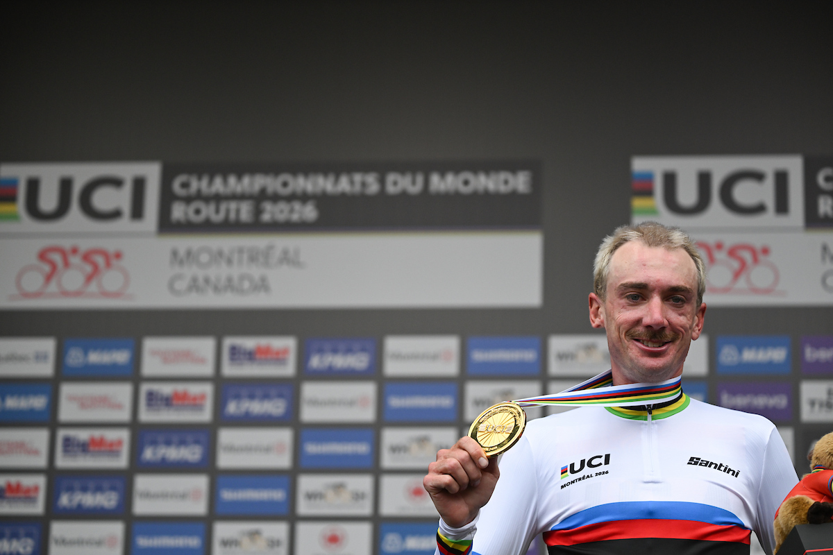 Brandon McNulty, campeón mundial de ruta masculino élite 2026