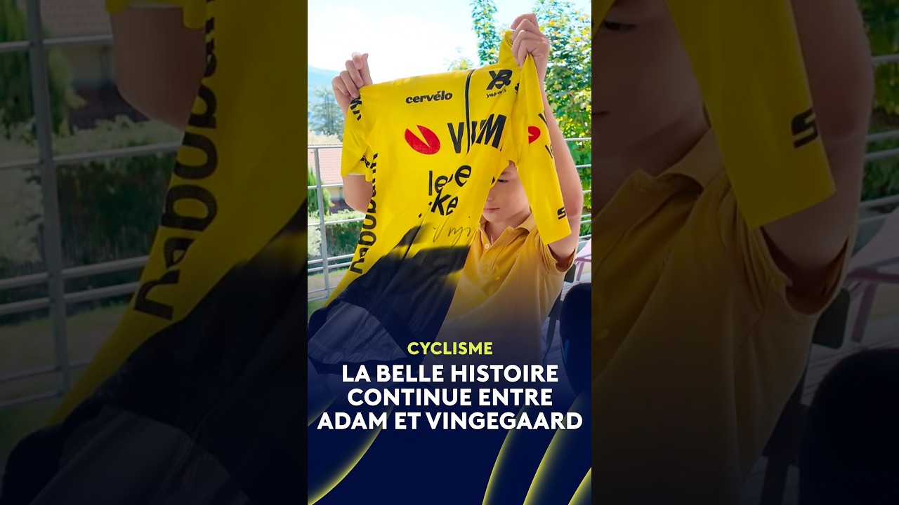 #tdf2026 | 🥹 ¡La bella historia continúa entre Adam y Jonas Vingegaard! - YouTube