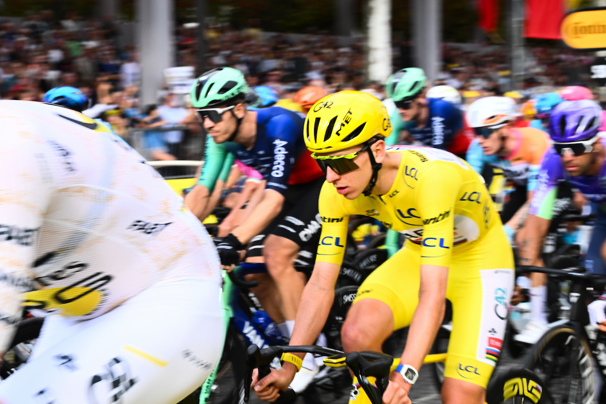 Tadej Pogačar durante el Tour de Francia 2025