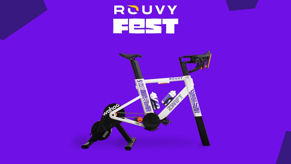 The ROUVY Edition Zwift Ride side on
