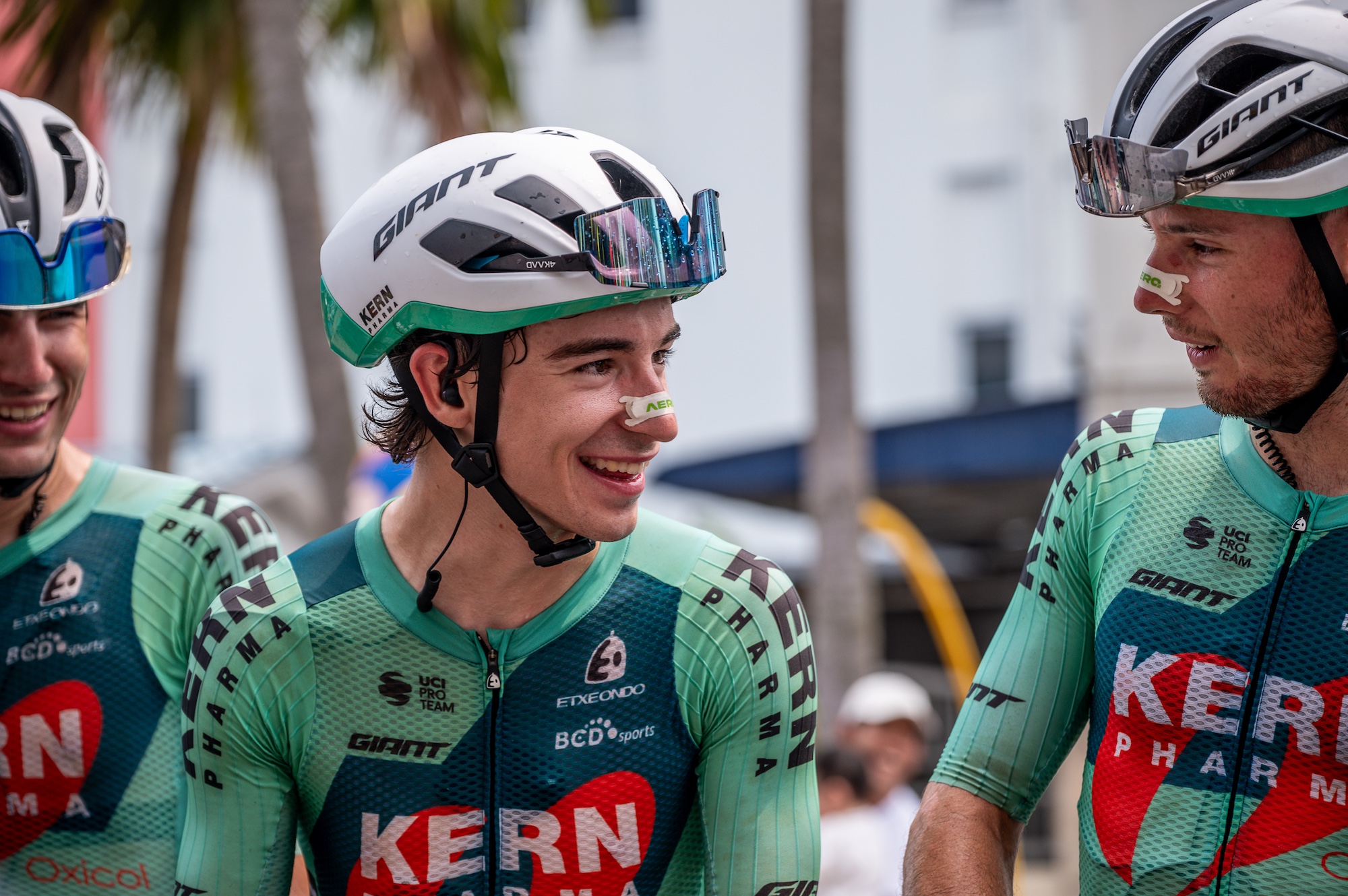 Nil Gimeno (Equipo Kern Pharma) tras ganar la etapa 7 del Tour de Langkawi